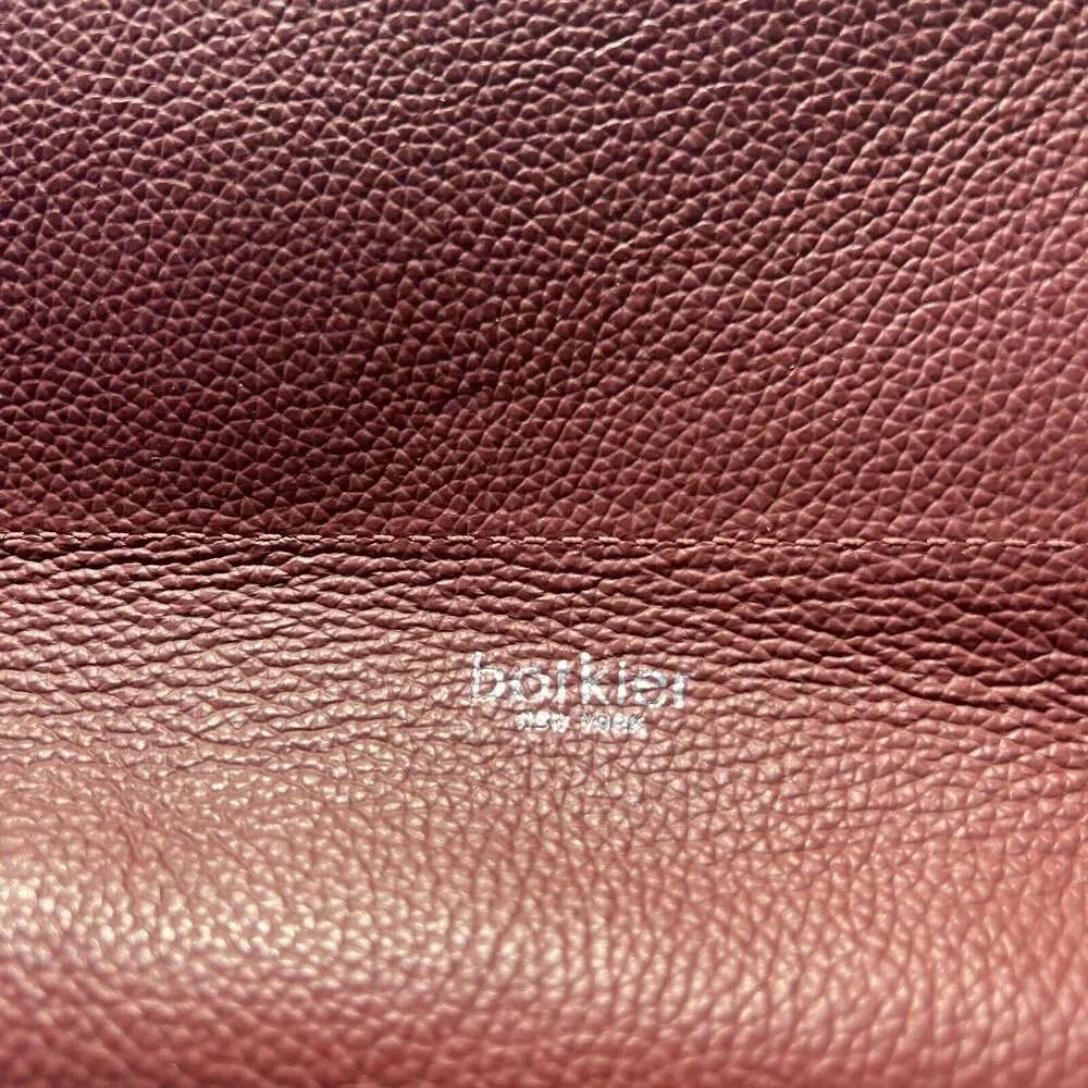 Botkier Valentina Tote Malbec New York‎ Leather Handbag NWT Large Turnlock $298